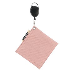 wosofe Robroco 高爾夫球清潔捲軸鋼絲毛巾, 粉色