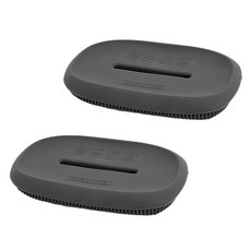 Clean Mate 清潔刷肥皂架, 深棕色, 2個