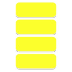 라온가가 사각 보드 노랑, 4개