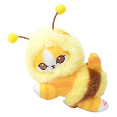 MerciBand 蜜蜂貓咪鑰匙圈, 1個, 黃色