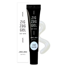 Jello Jello Z字形管狀凝膠指甲, JT-49 極光藍, 10g, 1個