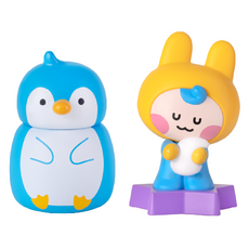 코코지 귀여운 아띠 친구 2종 세트, 자장자장그루비 + 매직아띠펭귄이, 1세트