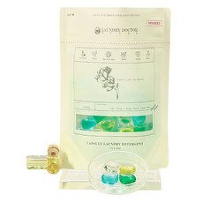 LaundryDoctor 小蒼蘭香滾筒一般兼用高濃縮洗衣膠囊, 1個, 510g