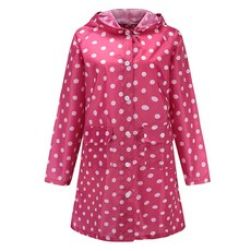 Hotdaysome 女用高爾夫雨衣, 玫瑰圓點, 1個