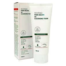 recipebox 韓兔 AC泡沬潔面乳, 1個, 150ml