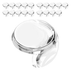 Linda Bebe 圓形角落邊角防撞護角, 透明, 20個