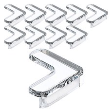 L型邊角防撞保護條, 透明, 10個