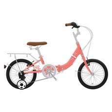 2023년형 알톤스포츠 스파조 16 폴딩 자전거, 코랄핑크, 148cm, 1개