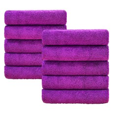 올리 반전디자인 오코텍스 1등급 호텔수건 200g 40수 면사, 블랙베리, 10개