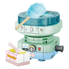 迷你3D拼圖家電產品積木棉花糖機, 127件, 混色