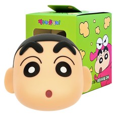 BELLEAMANT 蠟筆小新大臉車用芳香劑 補充型, 白玫瑰, 1個