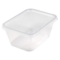 高級塑膠PP方形餐盒 B400s, 50套