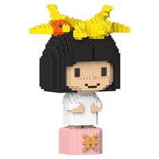 星座公仔雙魚座積木 S, 混色, 1個