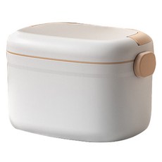 友善市集 多用途收納簡約現代急救配件藥品整理盒 大 灰色, 1個