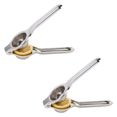 Mona Home 簡易不鏽鋼檸檬榨汁器, 30ml, 2個