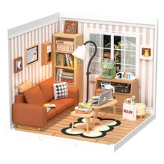 Rolife DIY 迷你溫馨客廳 DW007, 114件, 1個, 混合色