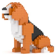 JEKCA 迷你米格魯小狗積木 S / 小型, 混合顏色, 1個