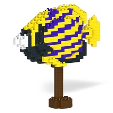 皇帝神仙魚 海水魚積木 S / 小型, 混合顏色, 1個