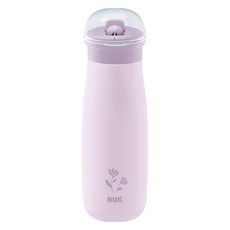 NUK Mini-Me Flip 2in1吸管飲水杯 500ml, 紫色, 1個