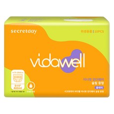 Vidawell 女性用尿失禁內搭貼合內褲 纖薄成人紙尿褲, 1套, 中型, 10枚入