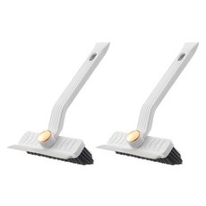 THE ZAKKA 二合一旋轉浴室清潔刷 FREE, 白色, 2個