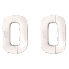 冰箱門防開鎖扣 2入 白色, 1組