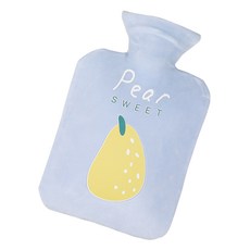 Dajeong Dagam 水果保溫熱水袋 冷熱兩用包 1000ml, 1個, 梨子
