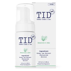 TID Clean Care溫和清涼泡沫牙膏 牙齦敏感者適用, 100ml, 1個