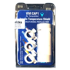 ViviCap 胰島素保冷蓋轉接器 3入+胰島素收納包組, 1組