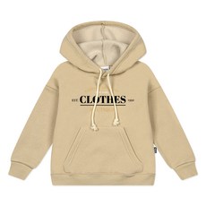 nykids 兒童刷毛寬鬆版長袖連帽T恤 W265