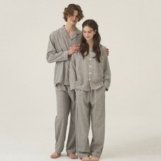 도씨 실크핏 제인 긴팔 커플 잠옷 2세트 D-3671