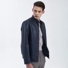 마에스트로 남성용 타임리스 스탠에리 기본 가죽 점퍼