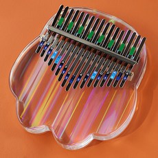 Topia 簡易卡林巴琴 17音 彩虹熊掌, 1個