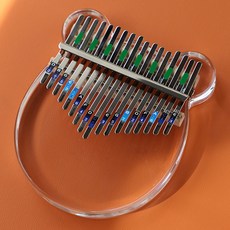 Tappia 簡易卡林巴琴 17音 水晶熊造型, 1個