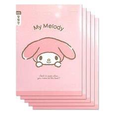 핑크망고 산리오 초등노트 좁은칸 알림장, 마이멜로디, 5개
