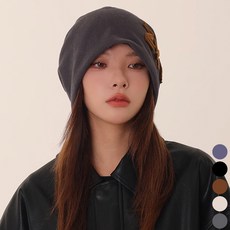 페이퍼먼츠 입체 레터링 골지 비니 모자 23419