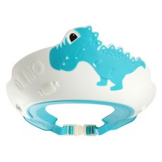 Enerby 幼兒用可愛恐龍洗髮帽, 藍色, 1個