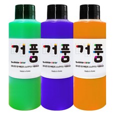 SNOWKIDS 泡泡顏料補充包B, 3色, 140ml