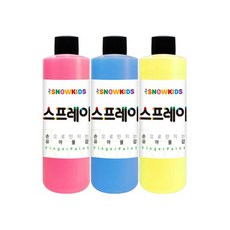 SNOWKIDS 噴霧顏料補充包A, 250ml, 3色