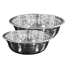 STS 304 不鏽鋼攪拌碗 35cm + 53cm 套組, 攪拌碗 2種, 1套