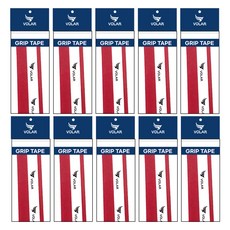 VOLAR 羽球粉彩握把布, 紅色, 10個