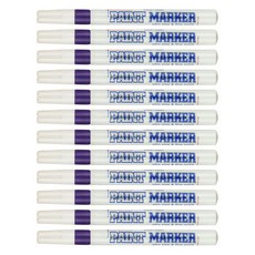 munhwA 細字油漆筆 紫色 3mm, 12個, 1色