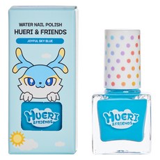 韓國 SHUADAM 休莉與朋友們 兒童水性指甲油, 1個, 愉悅天空藍