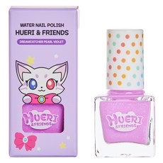 韓國 SHUADAM 休莉與朋友們 兒童水性指甲油, 1個, 捕夢網 珠光紫羅蘭