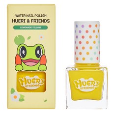 韓國 SHUADAM 休莉與朋友們 兒童水性指甲油, 1個, 檸檬水黃