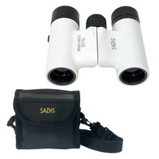 sazhs 10倍女士望遠鏡 10X22 白色 + 專用包套組, 22mm