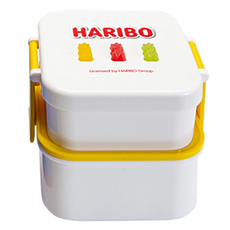 Haribo Goldberen 2 層午餐盒, 黃色, 1個