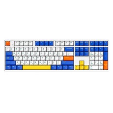 한성컴퓨터 동그리 8K 유무선 키보드, TOY BLOCK(화이트 + 블루 + 옐로우 + 오렌지), GK898B PRO, 무접점