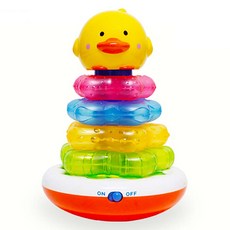 Kes.B 小雞旋律堆疊環, 混合顏色, 1個