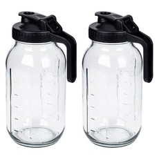 인블룸 손잡이 유리 담금주병, 1.5L, 2개